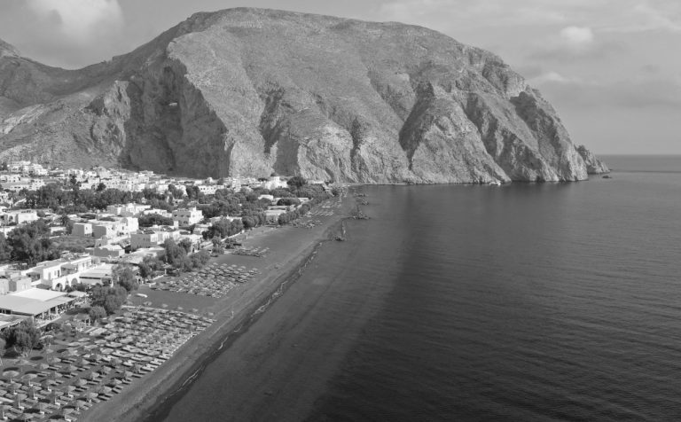 Perissa Village in Santorini